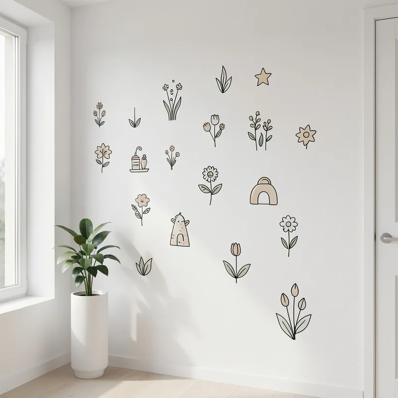 Poser un sticker mural sans bulles : la méthode pas à pas
